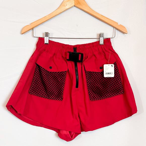 NWT FP MOVEMENT Free People Adventure Short in Lovestruck Rose Pink Sz. S - Picture 4 of 8